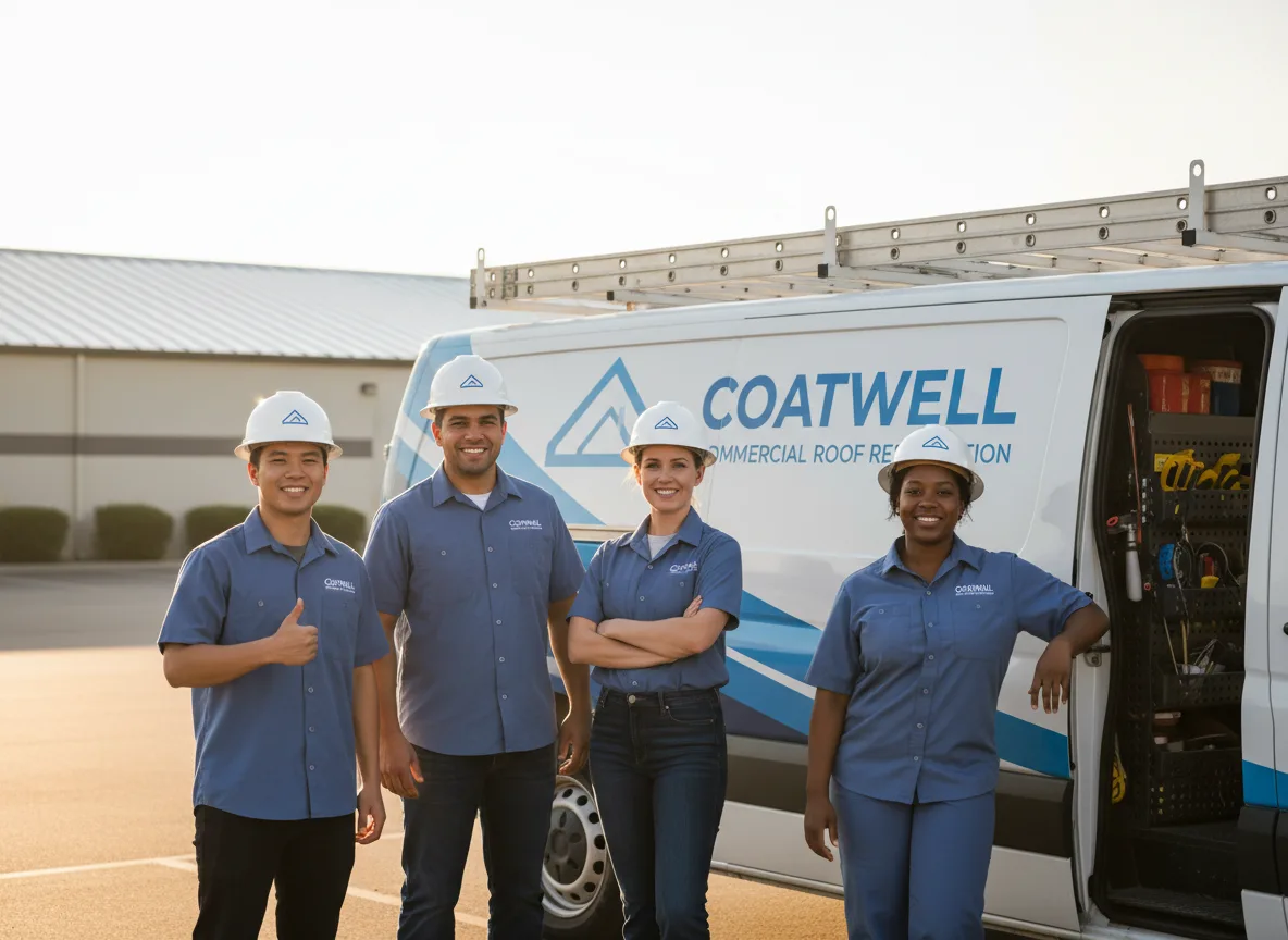 Commercial roof coating company in Clarksville, TX